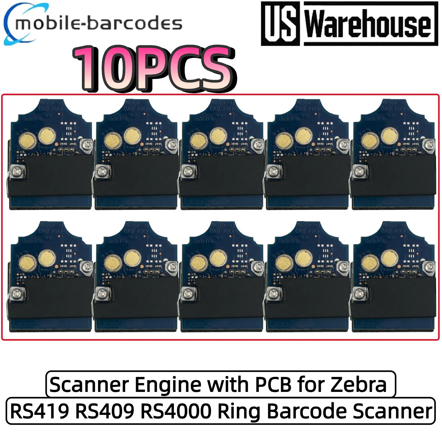 10X RS419 Barcode Scan Engine with PCB 24-81208-01 for Symbol RS419 RS409 RS4000