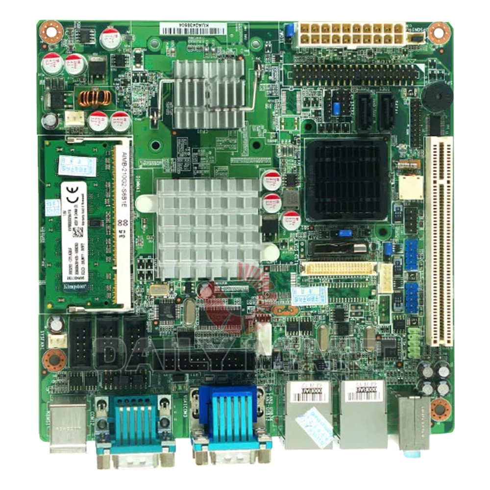 Used & Tested ADVANTECH AIMB-210 REV.B1 AIMB-210G2-S6B1E Industrial Motherboard