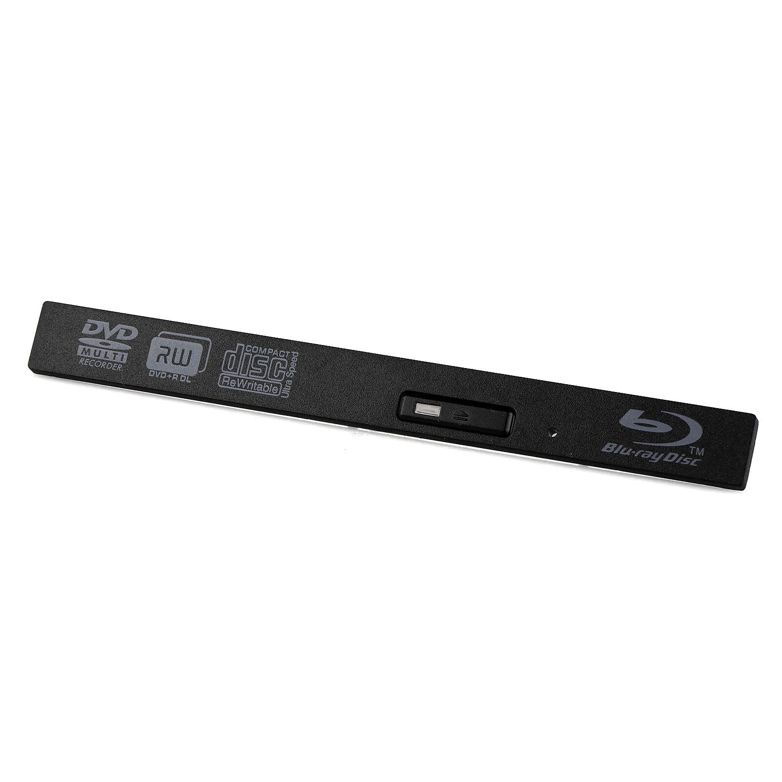 12.7mm Optical Drive Front Bezel BD-RW Logo for BD DVD Internal Burner Faceplate