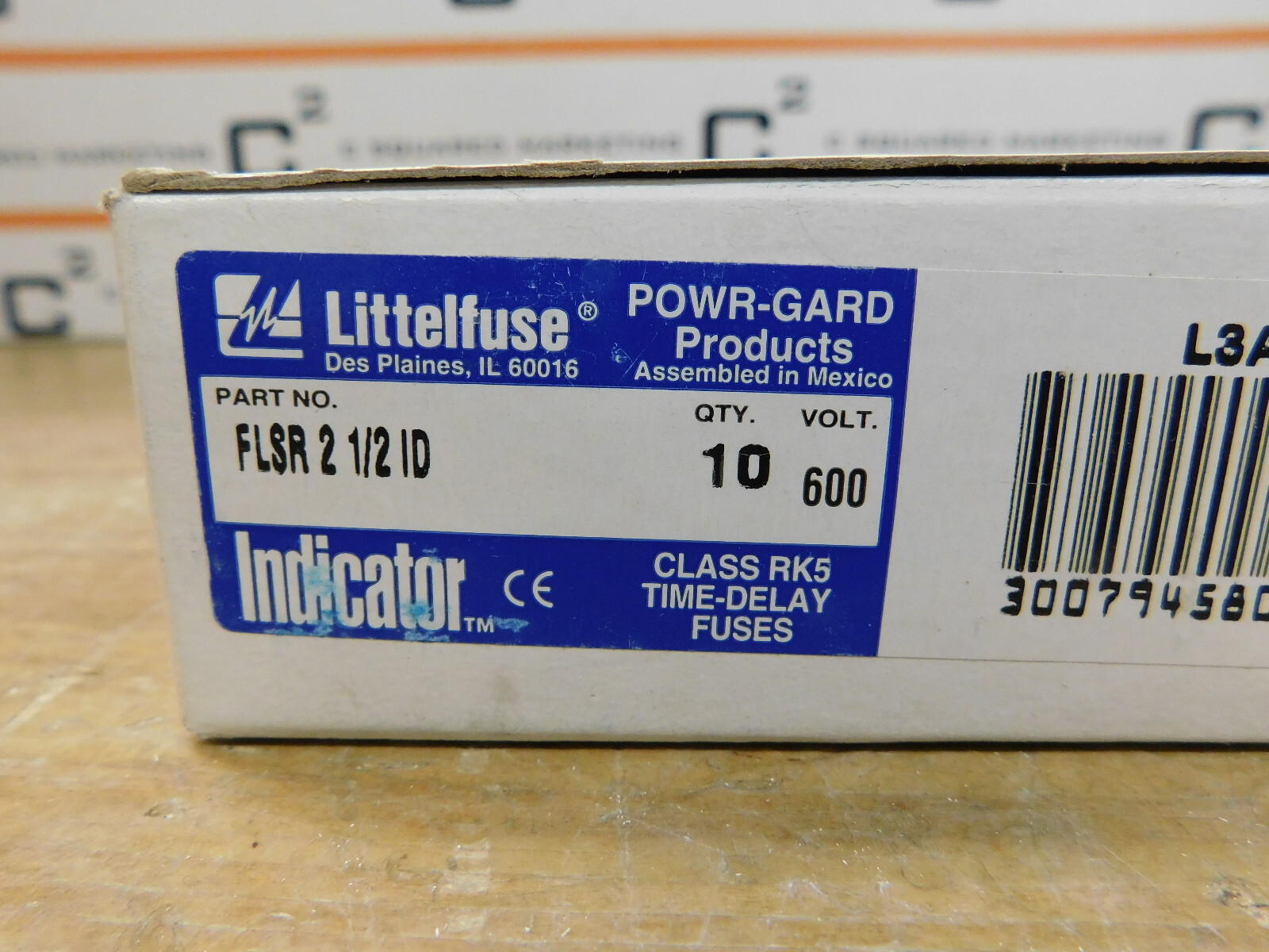 Littelfuse FLSR 2 1/2 ID Class RK5 Time Delay Fuse BOX OF 10 FLSR21/2ID NEW CSQ