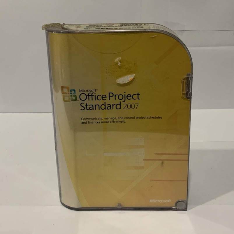 Microsoft Office Project Standard 2007 Windows English CD MPN 076-03711