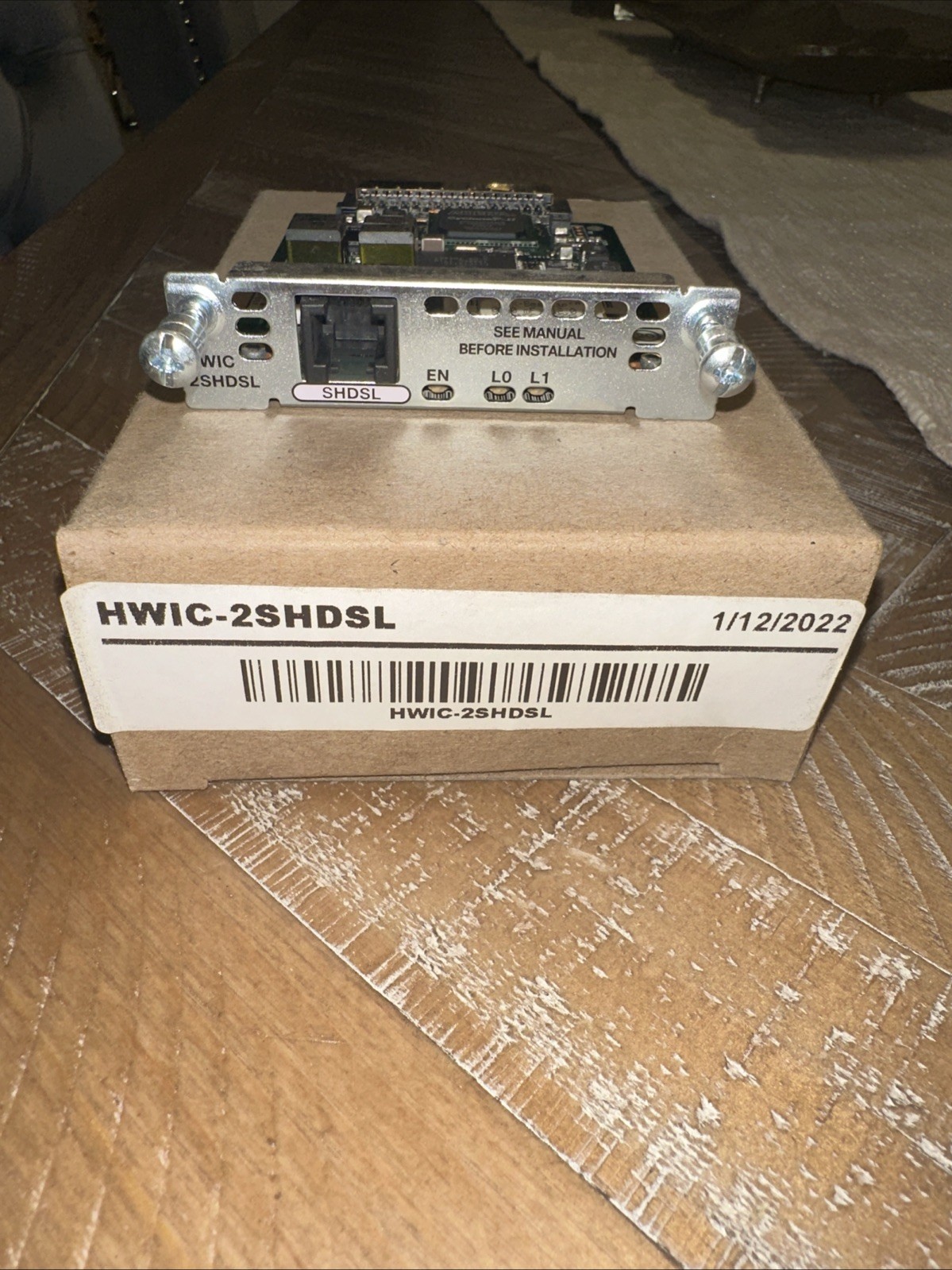 Cisco HWIC-2SHDSL Symmetric High-Bit-Rate DSL High-Speed WAN Card G.SHDSL 2-Pair