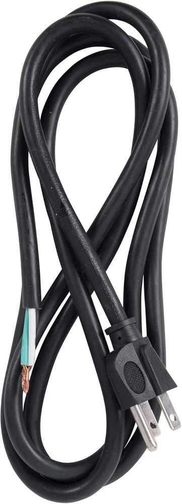 Versatile 9 ft Appliance & Power Tool Cord - 15 Amp, 125V, SJTW Certified