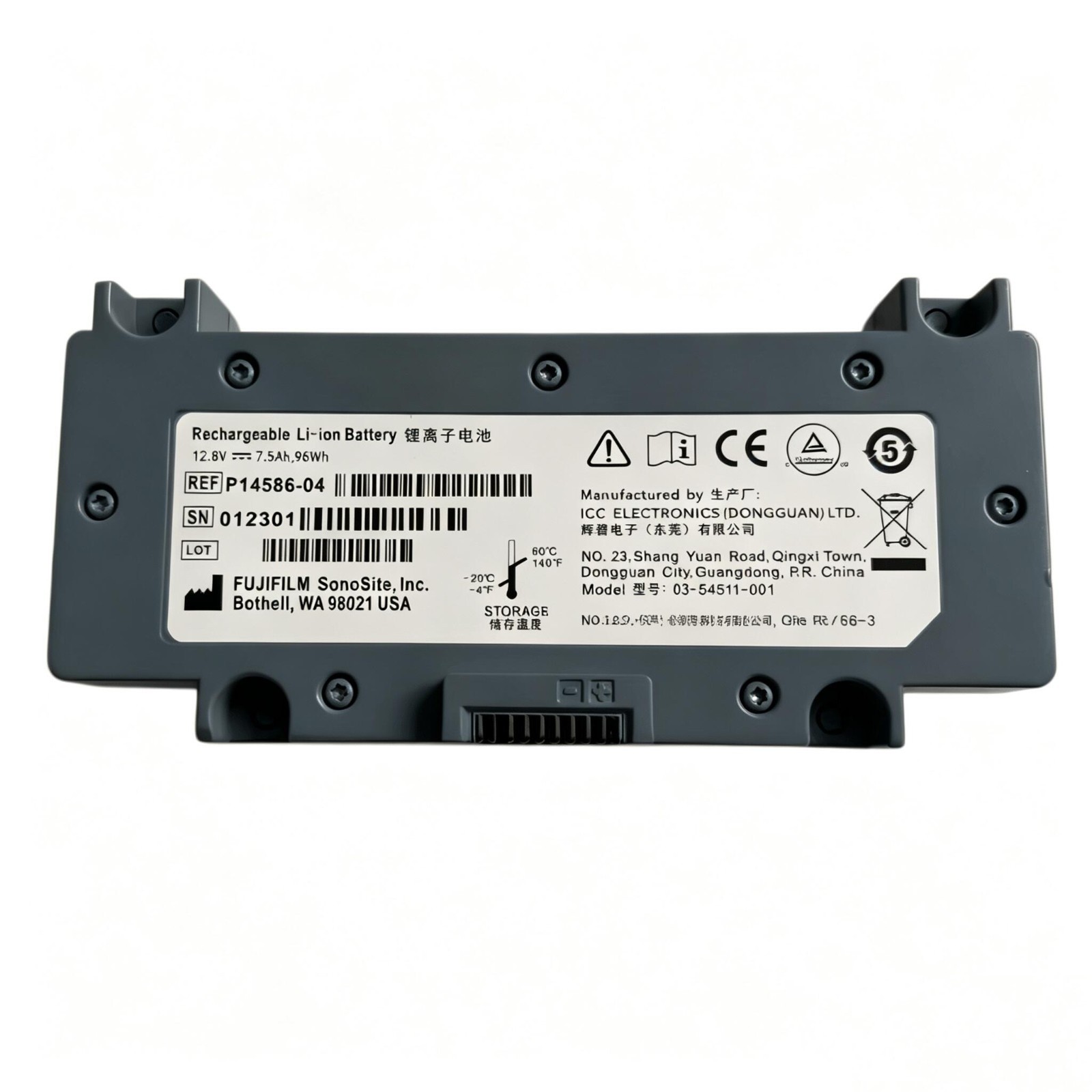 REF P14586-04 New Genuine Ultrasound Battery for Fujifilm SonoSite X-Po