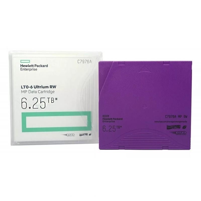 HPE LTO-6 Ultrium 6.25TB RW Data Cartridge Backup Storage Tape C7976A Sealed