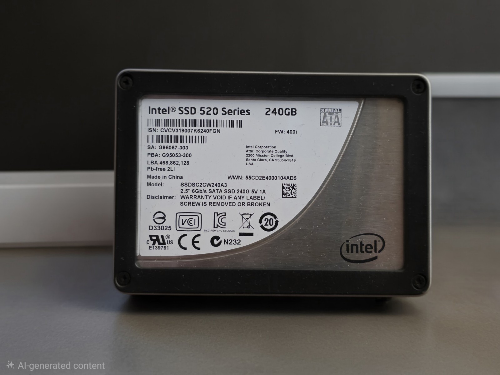 Intel SSD 520 Series 240GB SATA