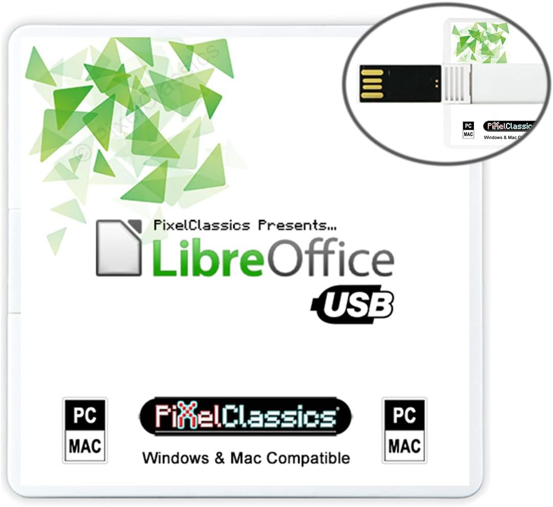 Libreoffice Office Suite 2026 on USB | Compatible with Microsoft Office Word