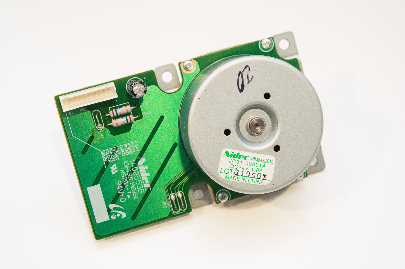 Samsung CLP-315 Nidec JC31-00091A Gear Motor DC24V 1.8A 14005536 Spare Part 