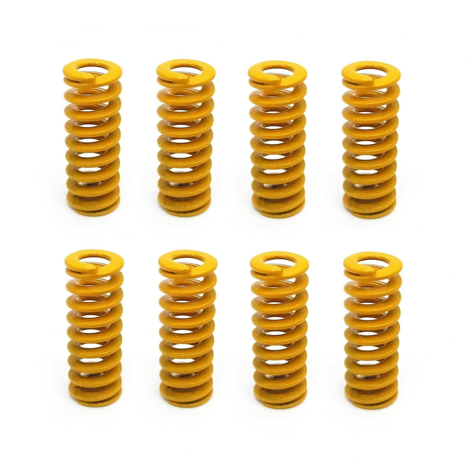 8pcs High-Quality 3D Printer Bed Leveling Springs for Creality Ender 3 - Yellow