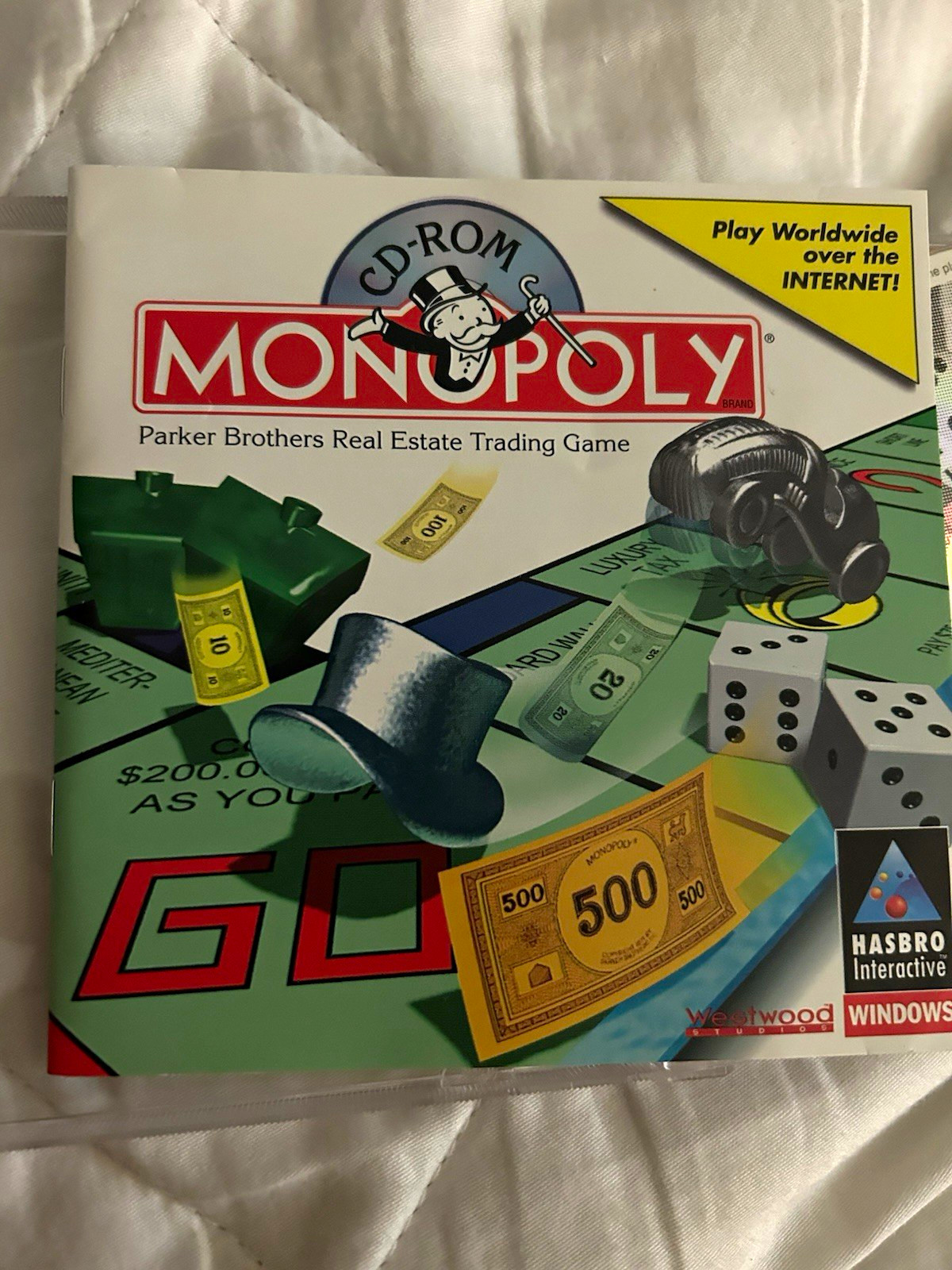 Hasbro Interactive Monopoly CD-ROM Game for Windows, English, MPN STC29827