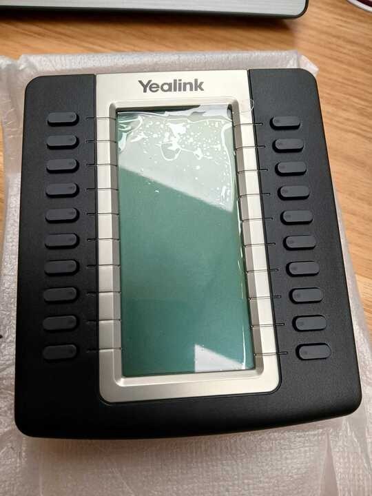 Yealink LCD Expansion Module EXP20  NEW IN BOX- SOLD AS IS