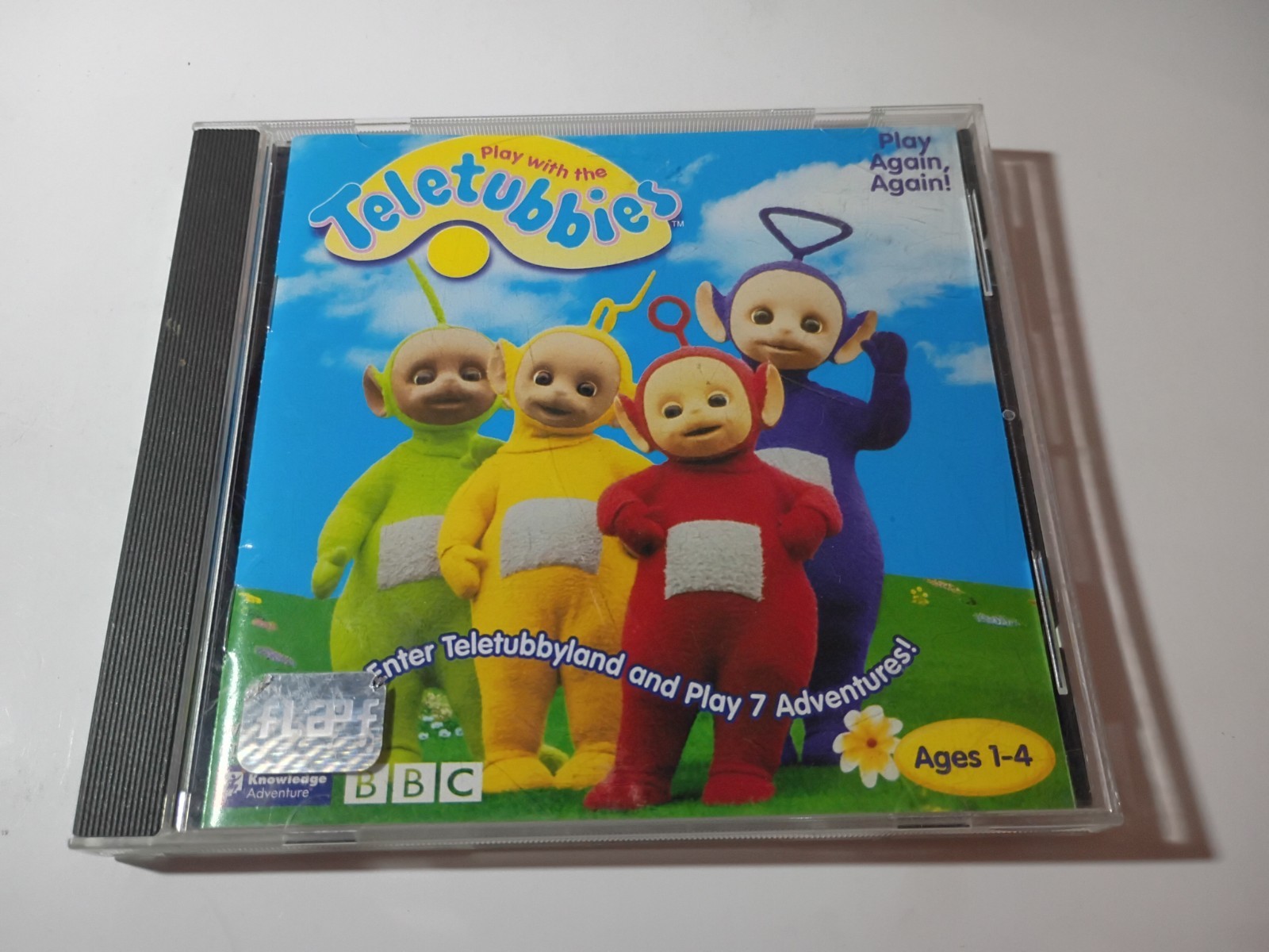 Vintage 1998 BBC Play with the Teletubbies PC CD-ROM Windows 98/95 UK Kids Game