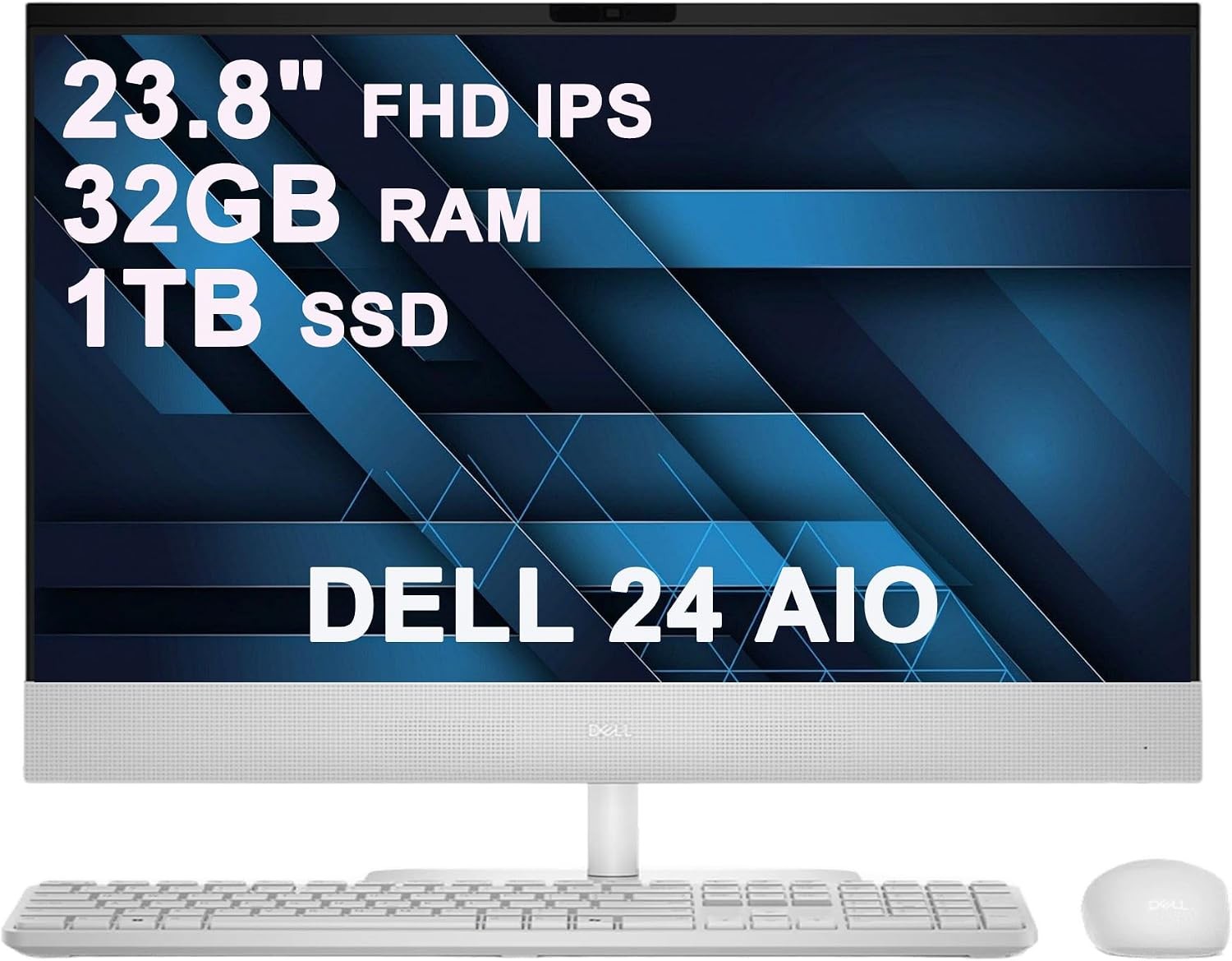 Dell 24 EC24260 All-in-One 23.8" Touchscreen IPS FHD U7-355 Upto 31G RAM 1TB SSD