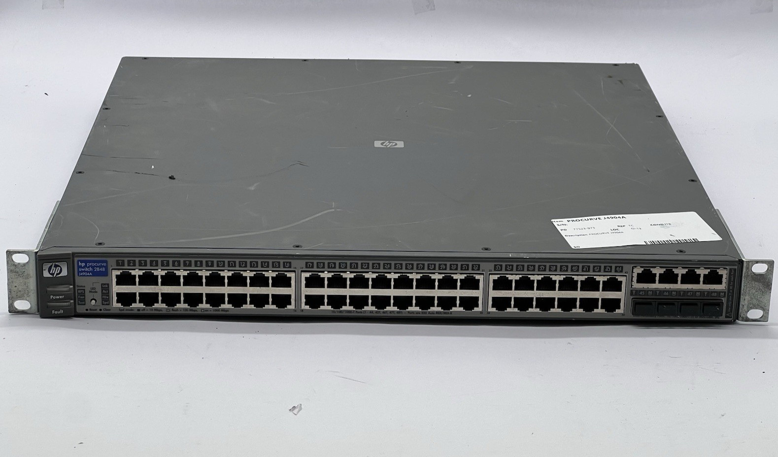 J4904A HP ProCurve 2848 48-Ports SFP GigaBit Ethernet Switch with Power Cable