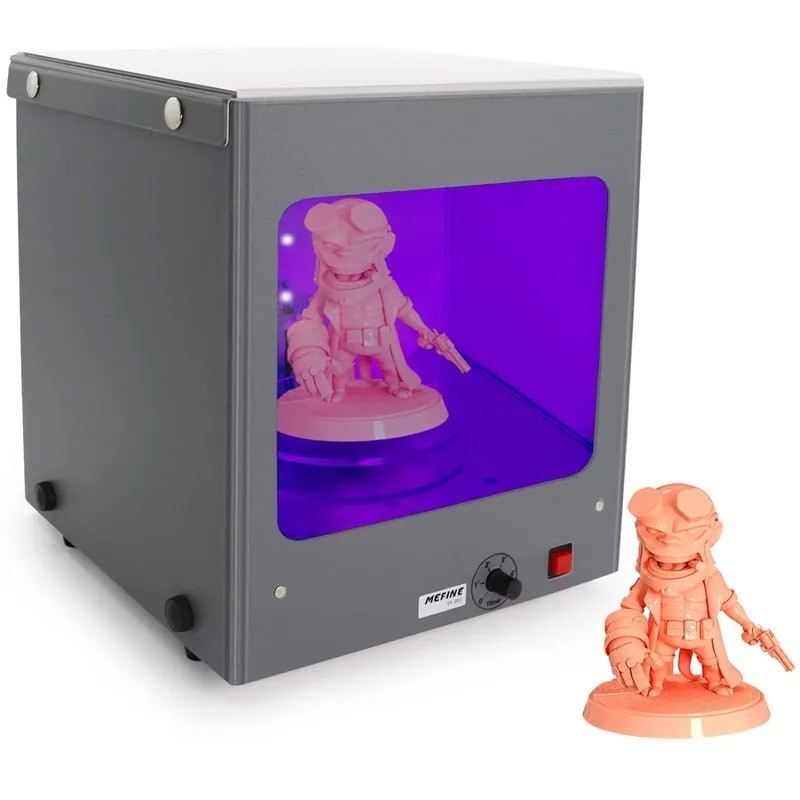 UV Resin Curing Light Box for LCD SLA DLP 3D Printer Model with Electric 360°Tur