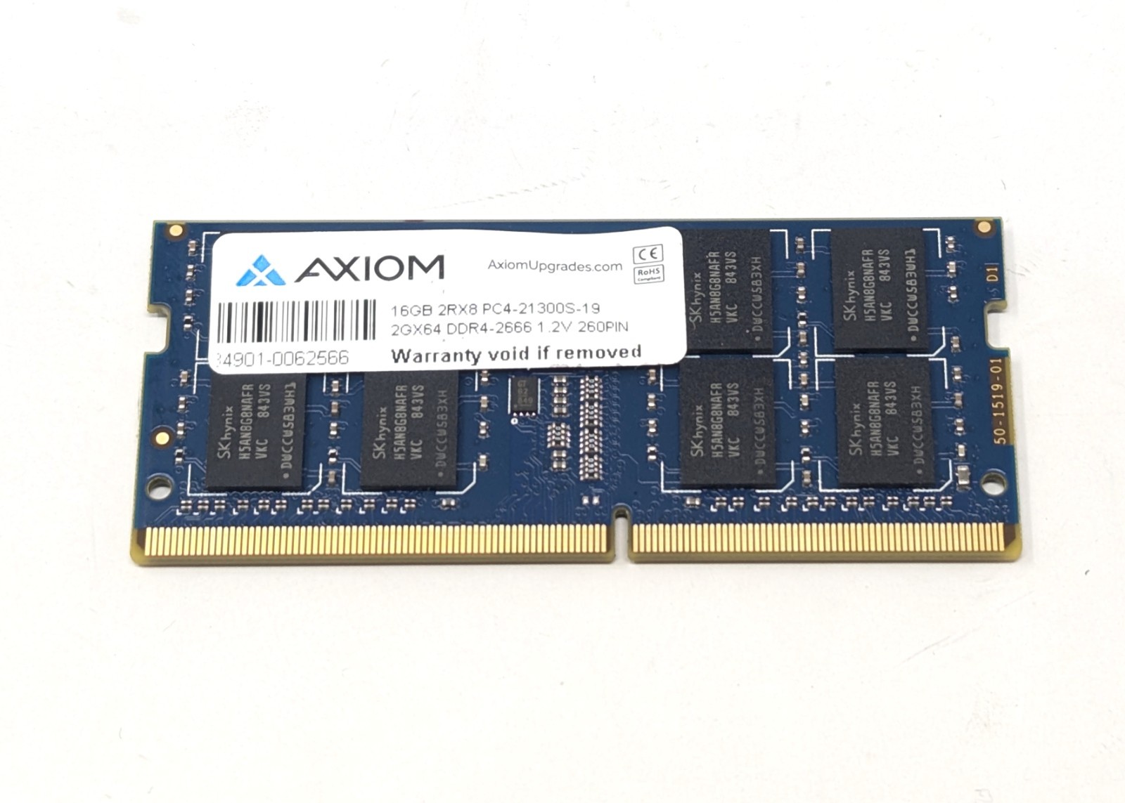 Axiom 16GB PC4-2666 DDR4 SODIMM Laptop Memory RAM  -  Fully Tested