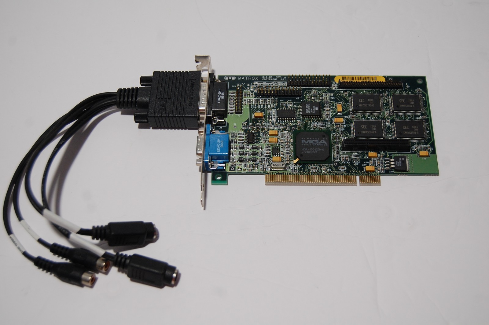 Matrox MGA-1064SG-H 4MB ISA Graphics Video Card MY220P/4N Vintage Retro PC