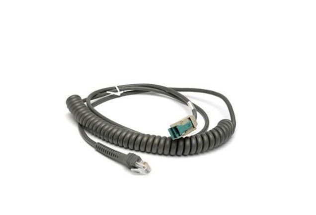 ZEBRA CBA-U34-C09ZAR Cable New, 9ft, Shielded, Power Plus USB, Coiled