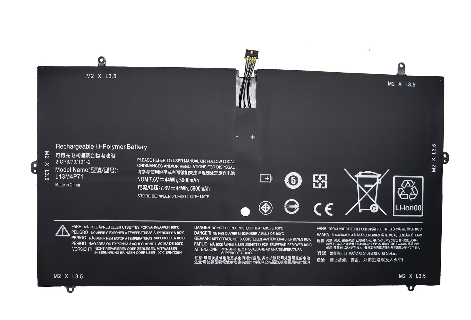 FLYRLB L13M4P71 L14S4P71 Replacement Laptop Battery Compatible with Lenovo Yo...
