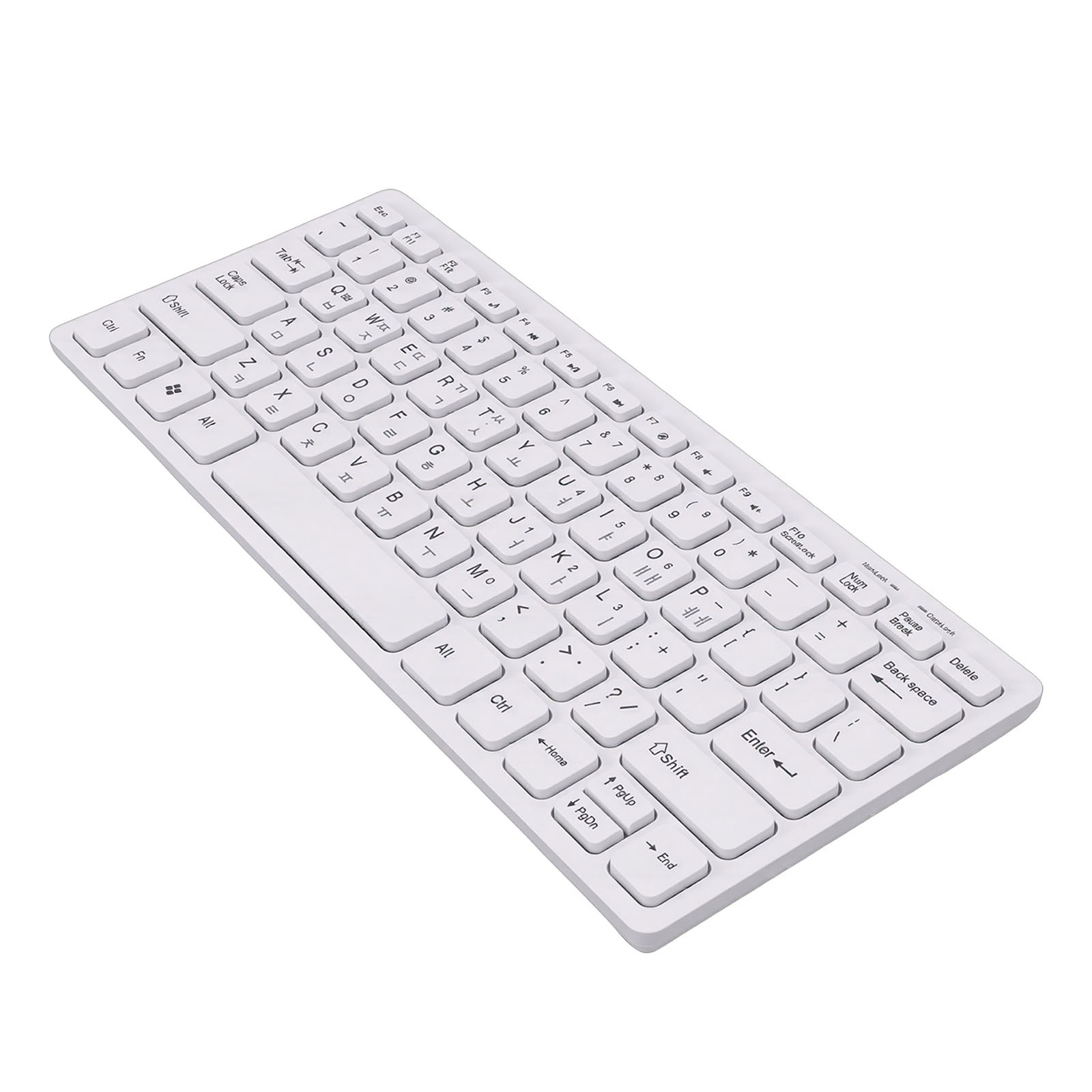 Korean Keyboard 2.4GHz Wireless 78 Keys Thin Lightweight Small Keyboard For ZYWN