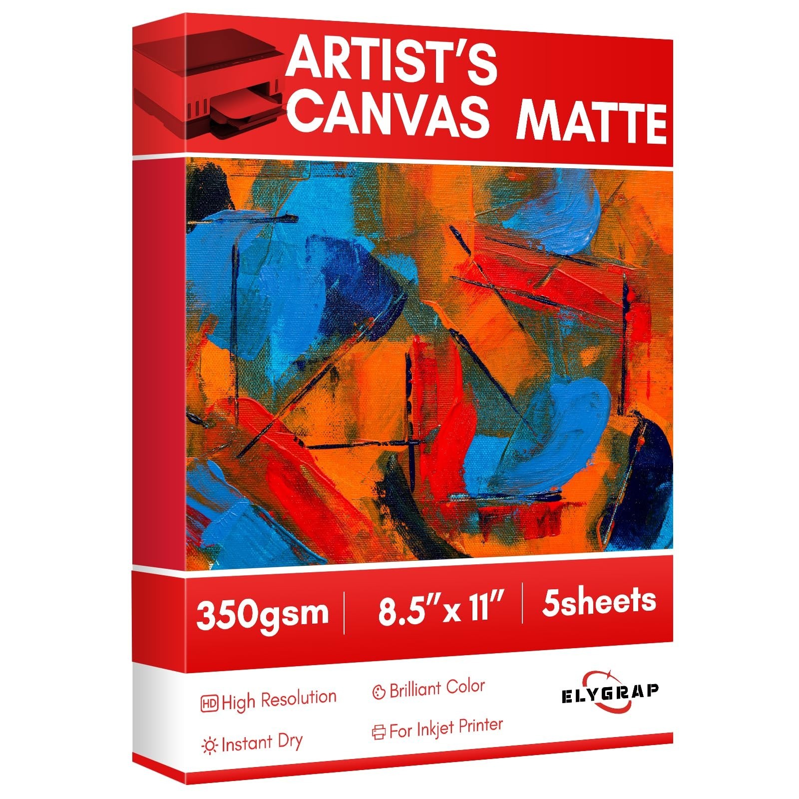 350g Printable Cotton Fabric Sheets for Inkjet Printer 8.5x11inches