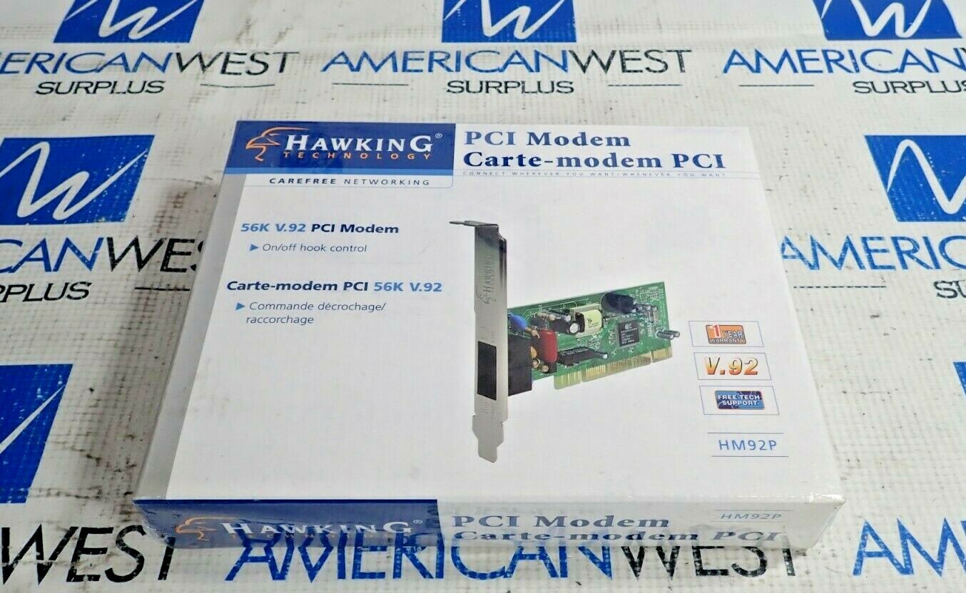 HAWKING PCI MODEM HM92P 56K V.92  NEW SEALED BOX