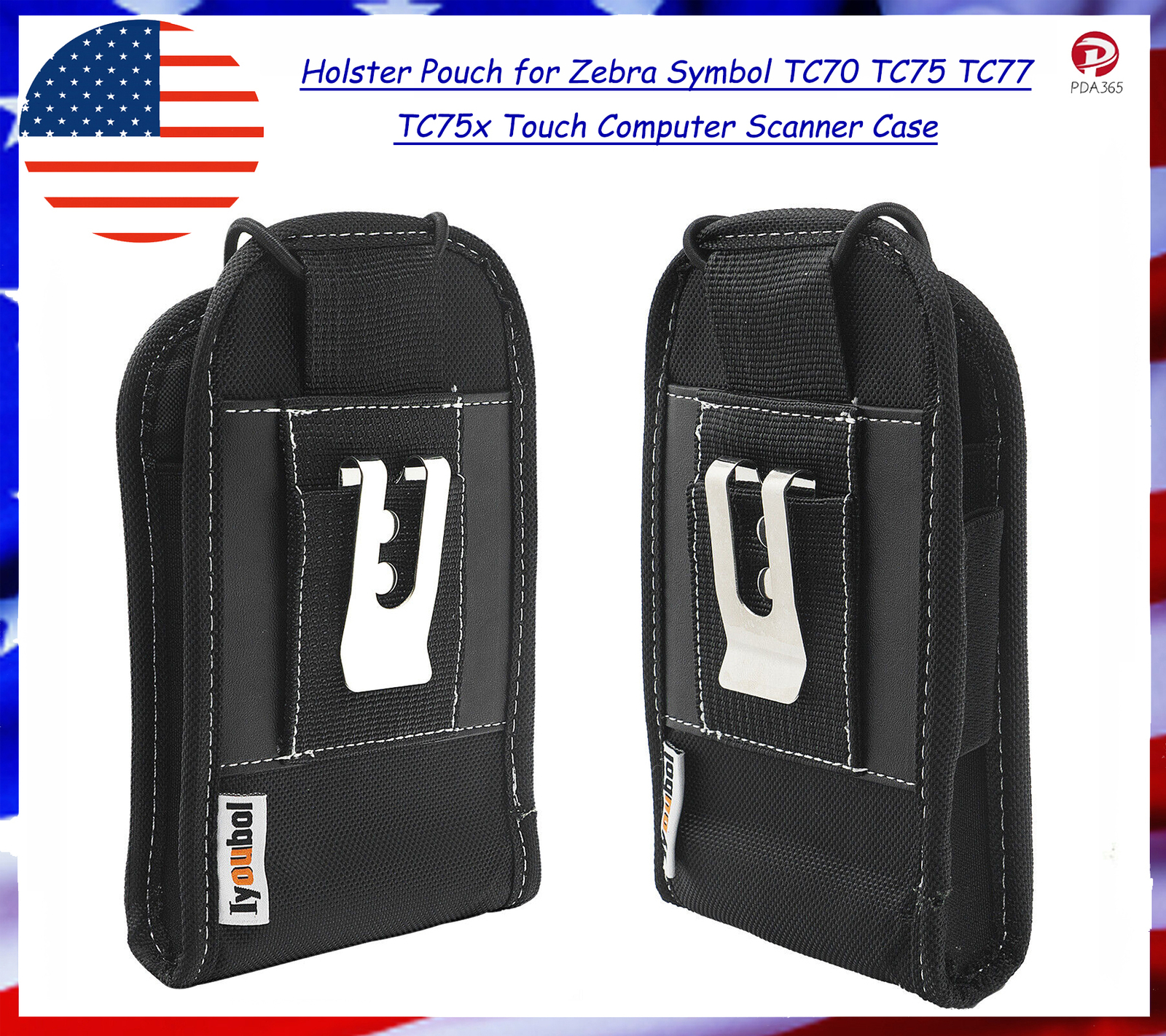 Holster Pouch for Zebra Symbol TC70 TC75 TC77 TC75x Touch Computer Scanner Case