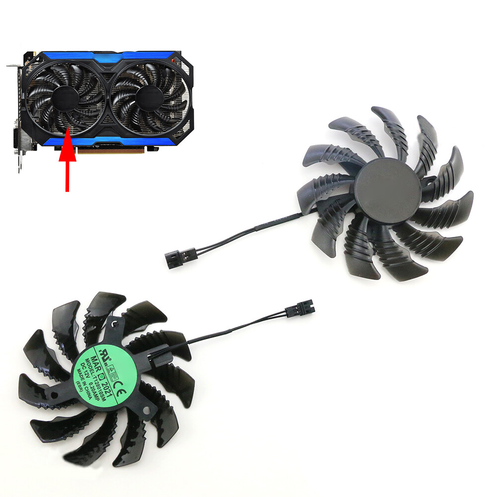T128010SM/PLD08010S12H For Gigabyte GV-N960WF2 GV-N950WF2 Graphics Card Fan