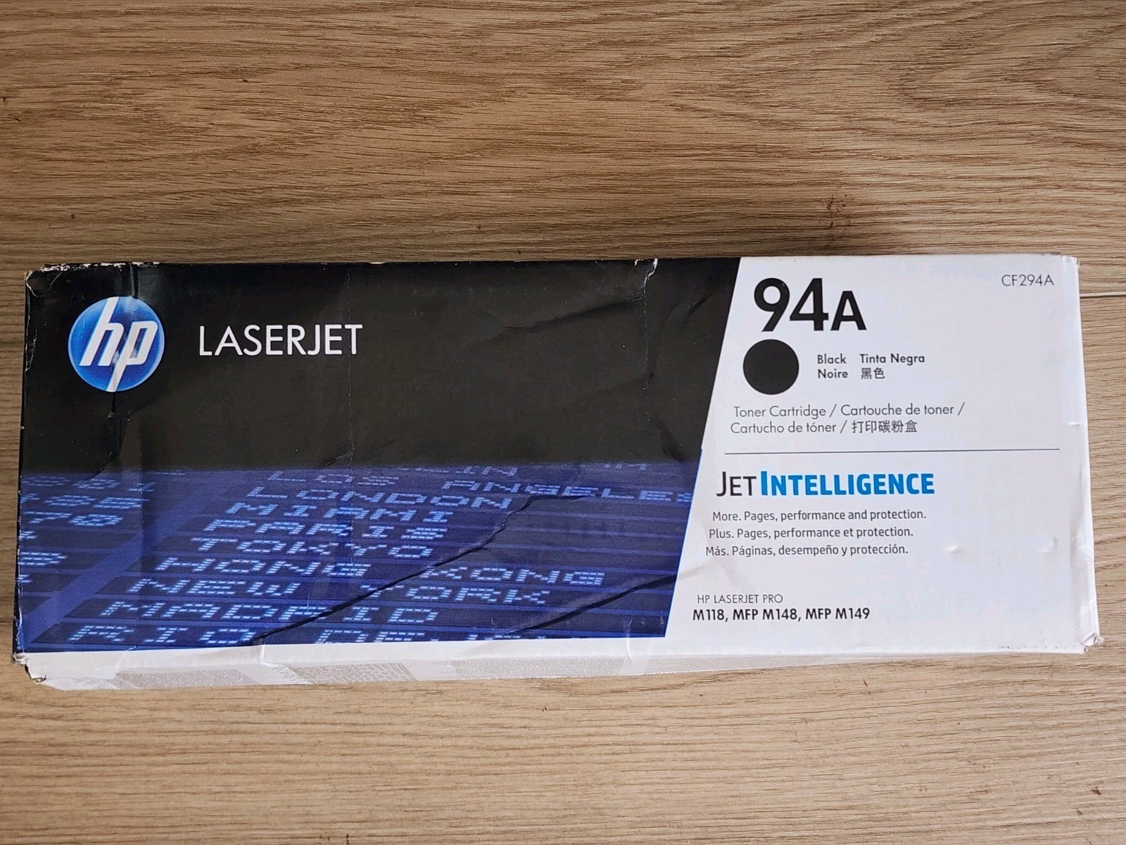 Genuine HP 94A Black Toner Cartridge CF294A for LaserJet Pro M118, MFP M148/M149