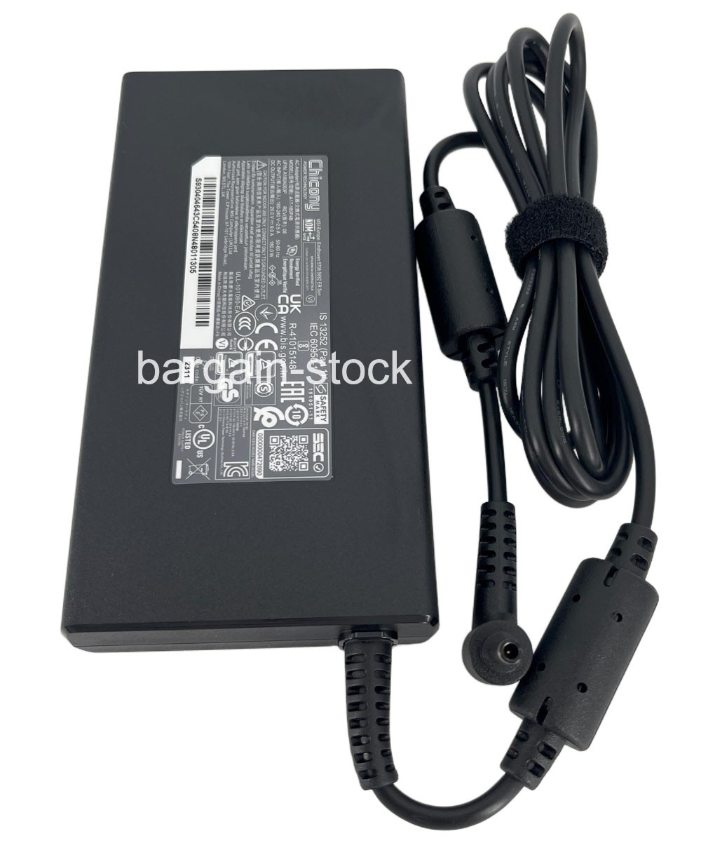Original 9A 20V 180W AC Adapter Charger For MSI SWORD 15 A12UC-295 Power Supply