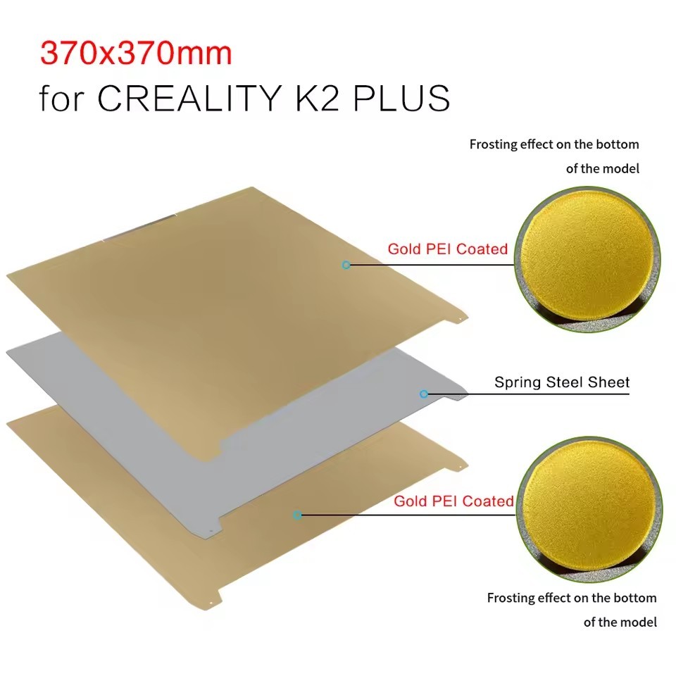 3D Printer for Creality k2 plus Double-sided Printing Build Plate Hotend Kit