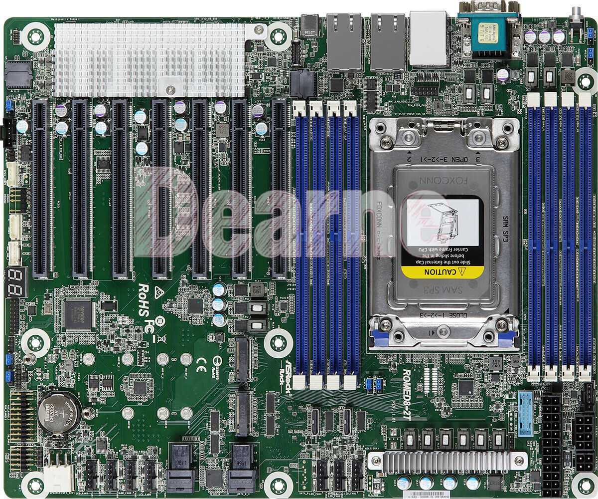 ASUS Rack ROMED8-2T/BCM AMD EPYC 7003/7002 SP3 LGA 4094 ATX Server main board -
