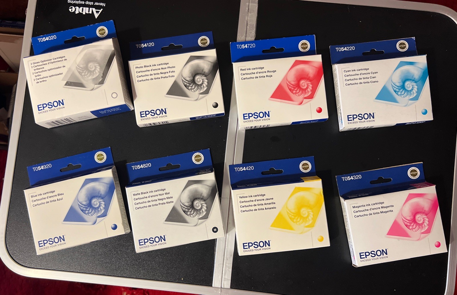 8 Box Genuine Epson R800 R1800 Print Ink 0540 0541 0542 0543 0544 0547 0548 0549