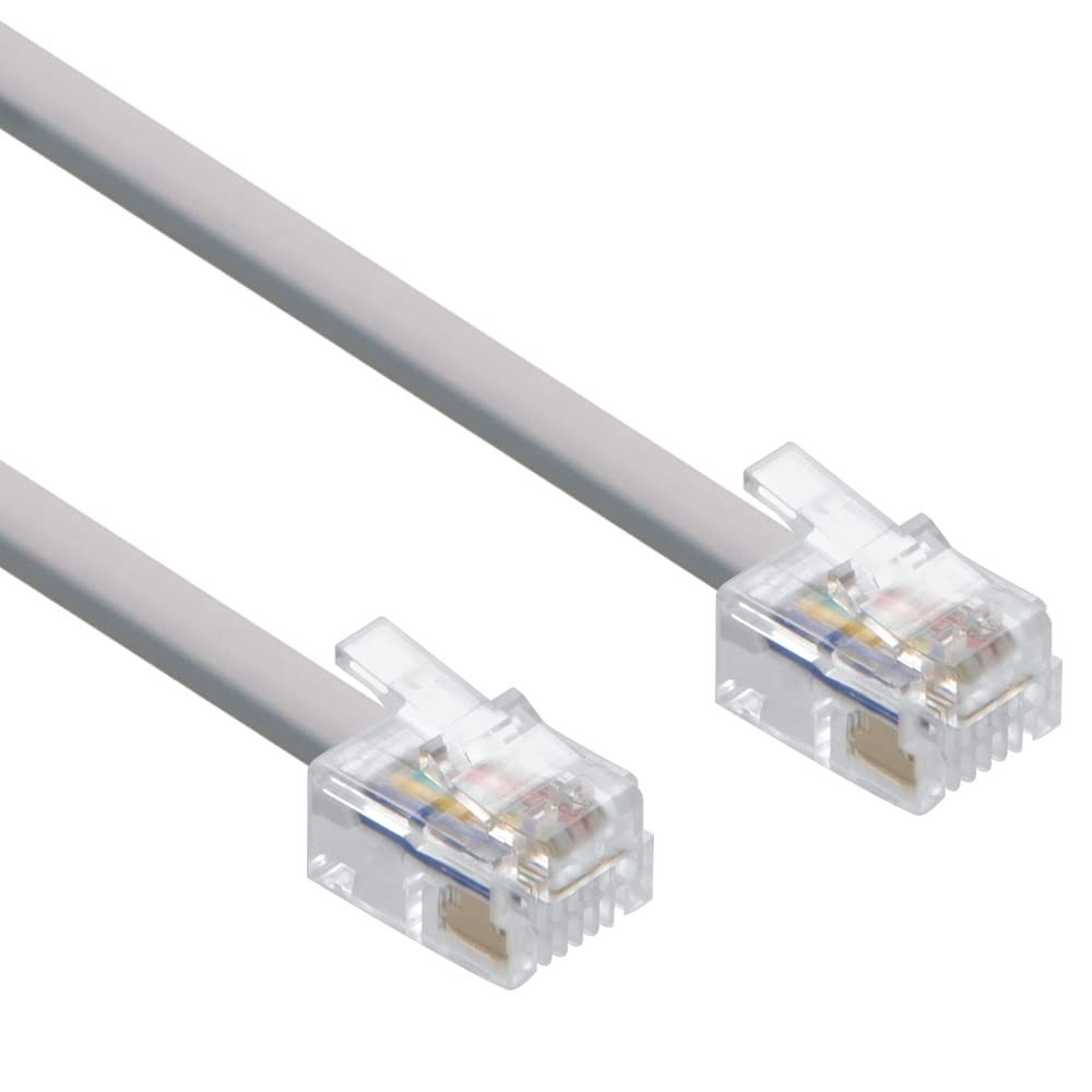 NEW C2G 7ft RJ12 Male to RJ12 Male Modular Cable Straight #09598