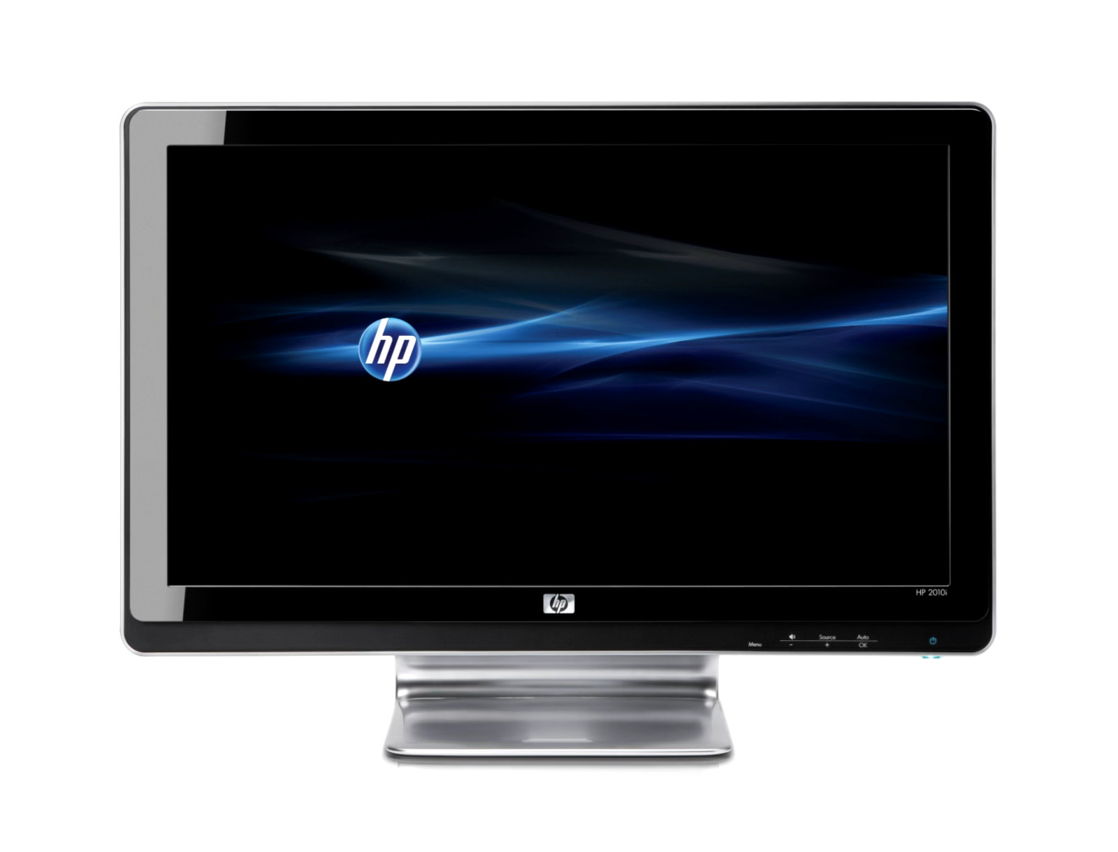 HP 2010i 20" Wide Screen 1600x900 LCD Monitor VGA/DVI Built-In Speakers Tested