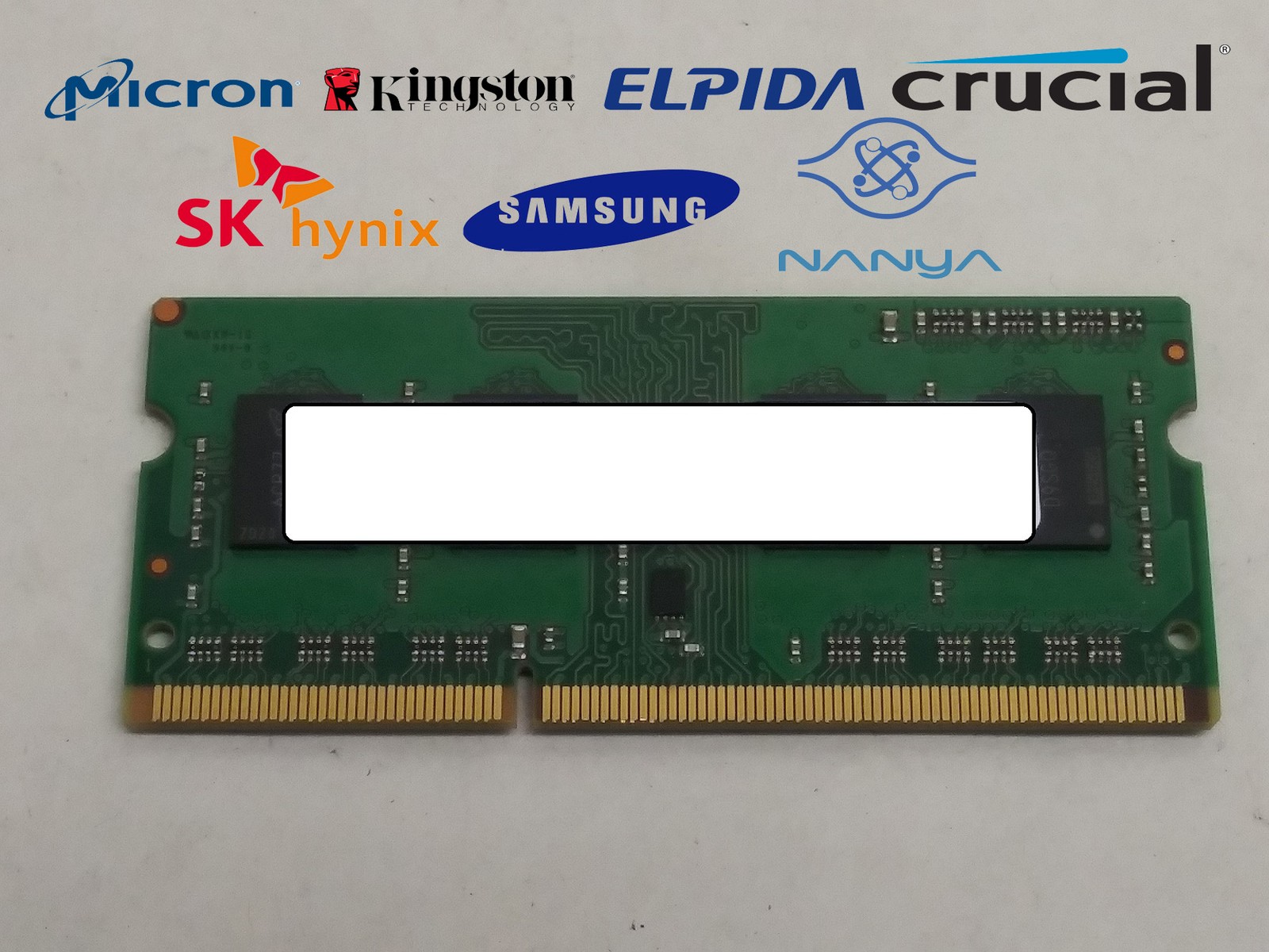Major Brand 4 GB PC3L-14900 (DDR3-1866) 1Rx8 1.35V DDR3L Laptop RAM