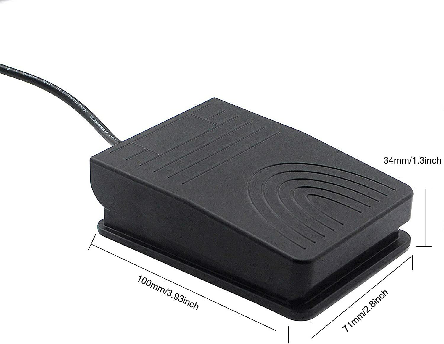 USB Foot Pedal Switch Video Game PC Hands Free One Key Control HID with 2M Cable