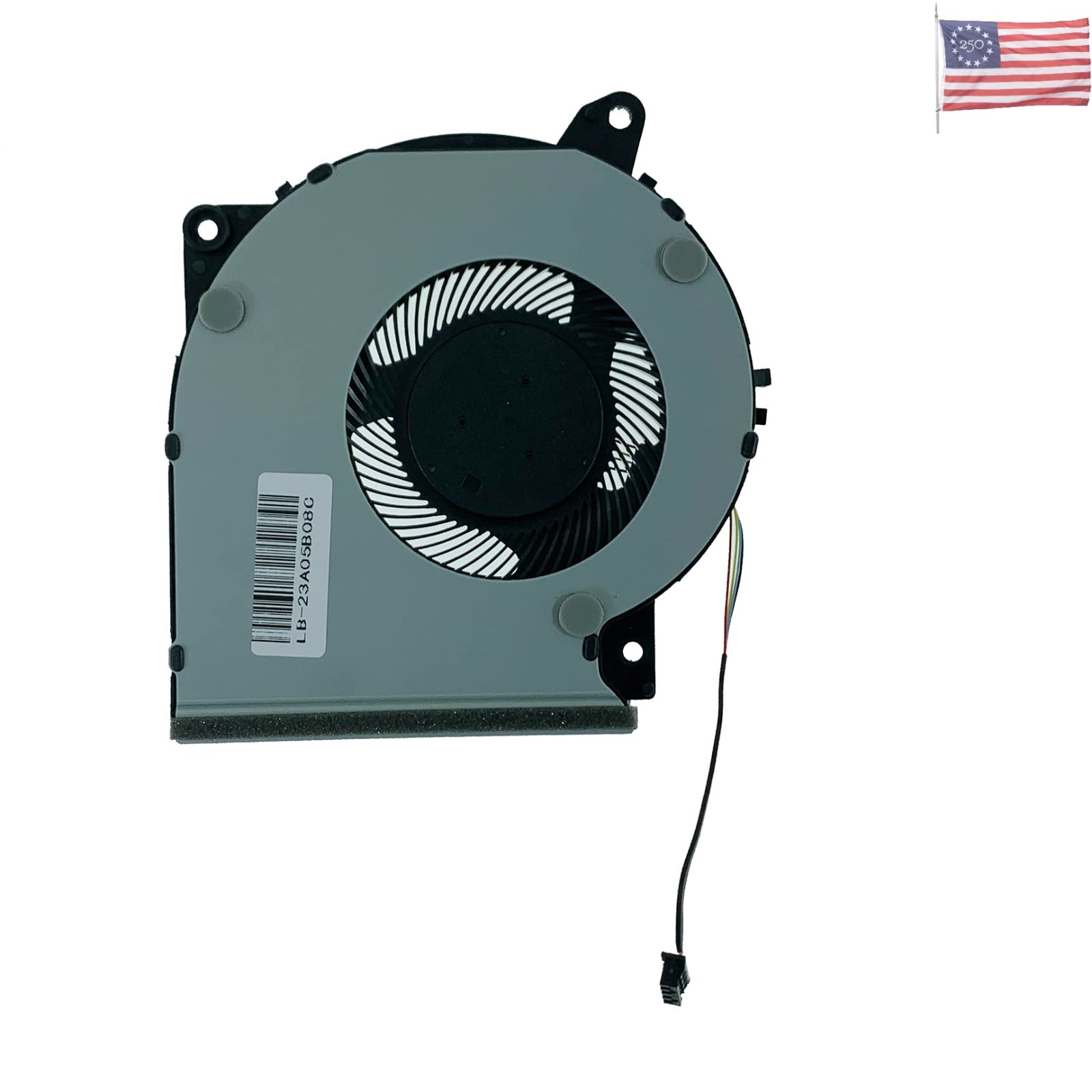 Asus VivoBook Compatible CPU Cooling Fan - Durable Metal with 2500 RPM Speed
