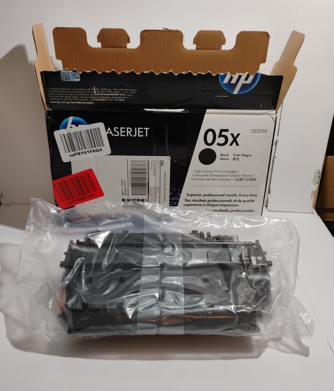 Genuine HP 05X Black Toner High Volume Print Cartridge CE505X LaserJet P2055
