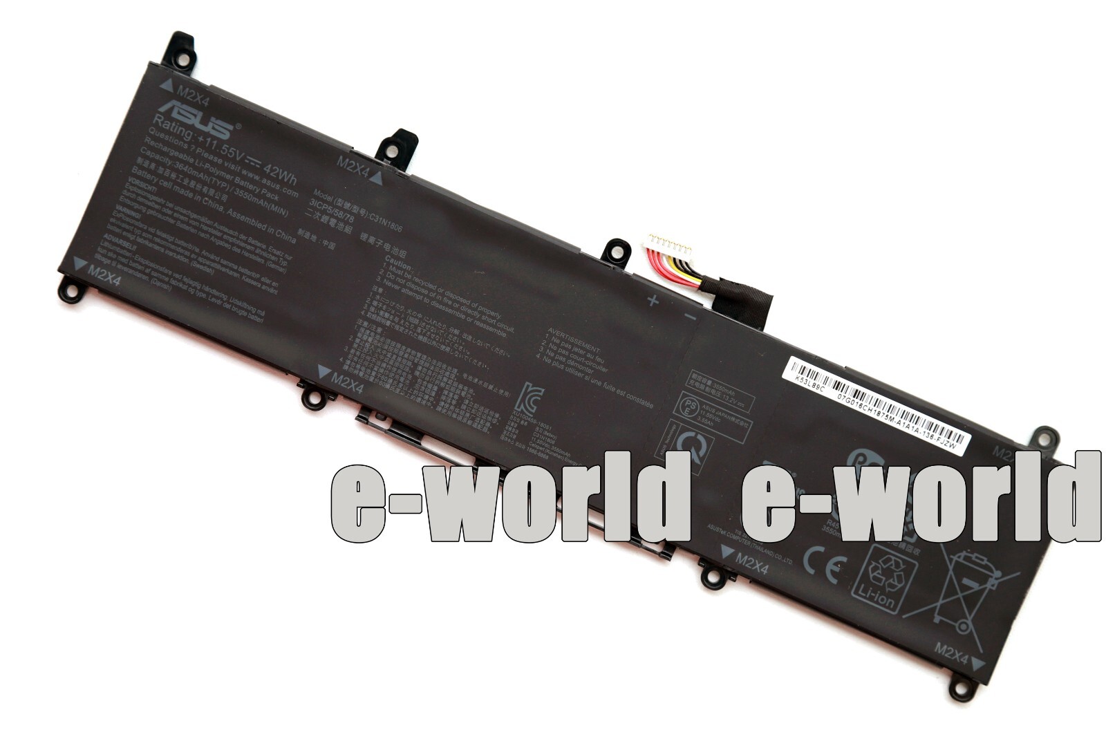 Genuine C31N1806 Battery For ASUS VivoBook S330F S330UA X330F X330UA K330 R330