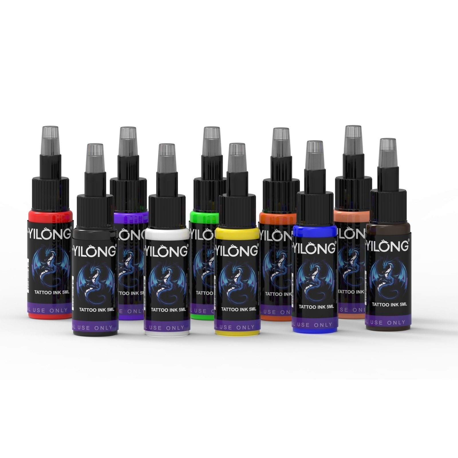 Tattoo Ink Set 10 Colors Professional Body Paint
