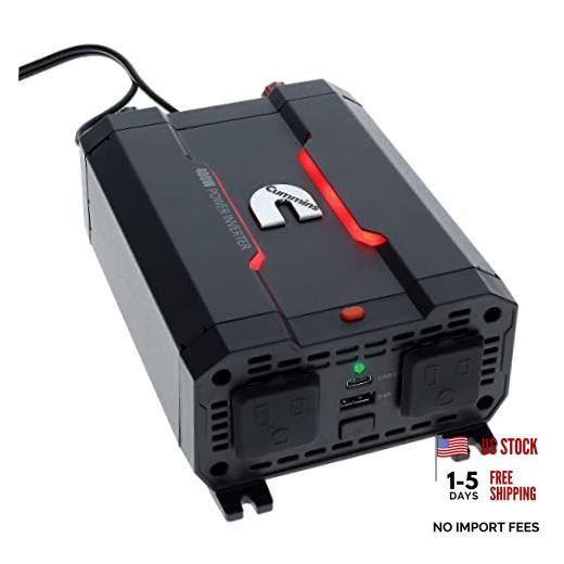 CMN400 400 Watt Car Inverter DC 12V to 110V AC Converter - Full Kit