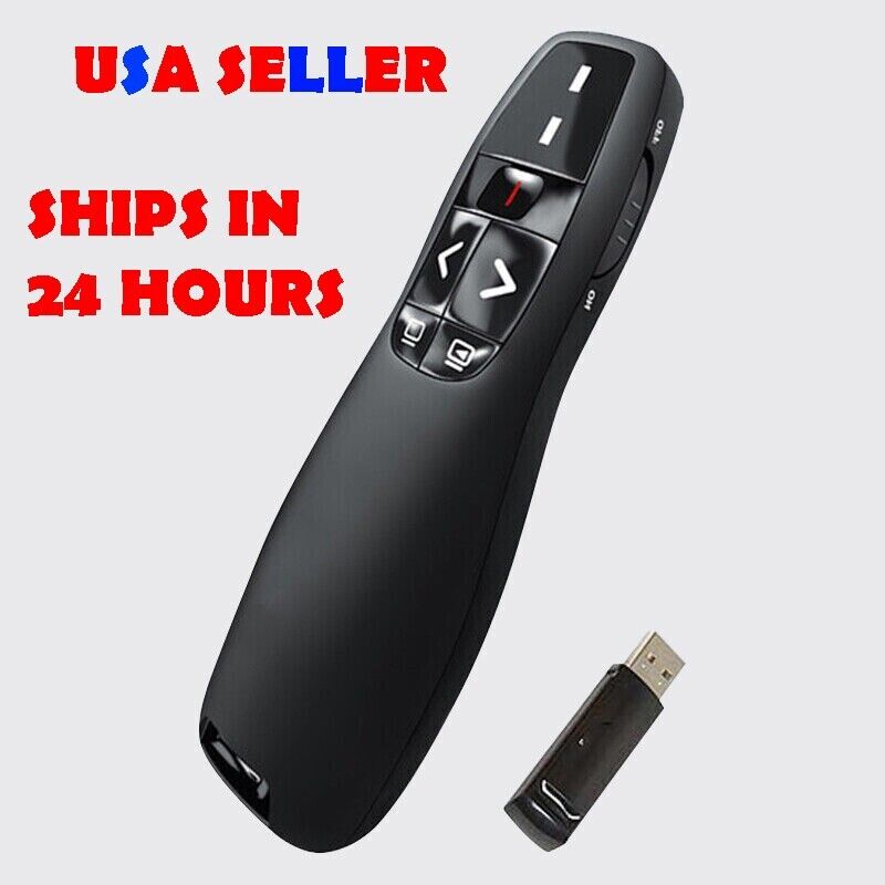 2.4 GHz USB Presenter PowerPoint Clicker Presentation Remote - SHIPS IN 24 HOURS