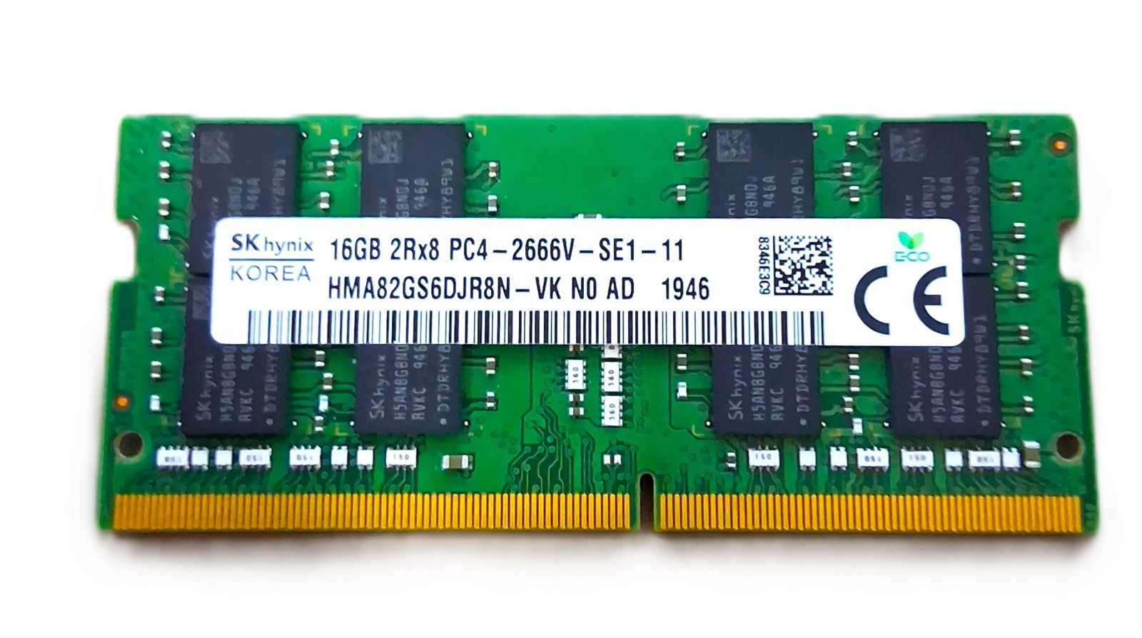 SK Hynix DDR4 PC4-2666V 16GB RAM Module | See Photo for Details