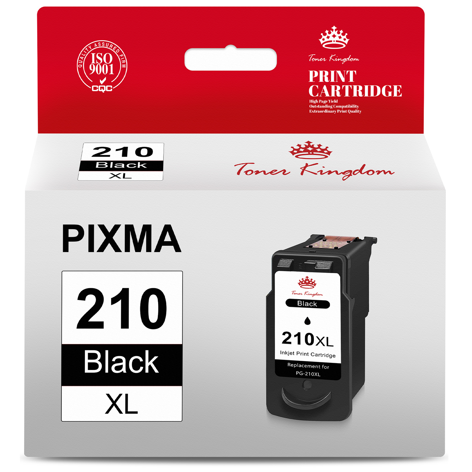 1Pc PG-210XL Black Ink Cartridge for Canon PIXMA MX360 410 420 MP280 480 495