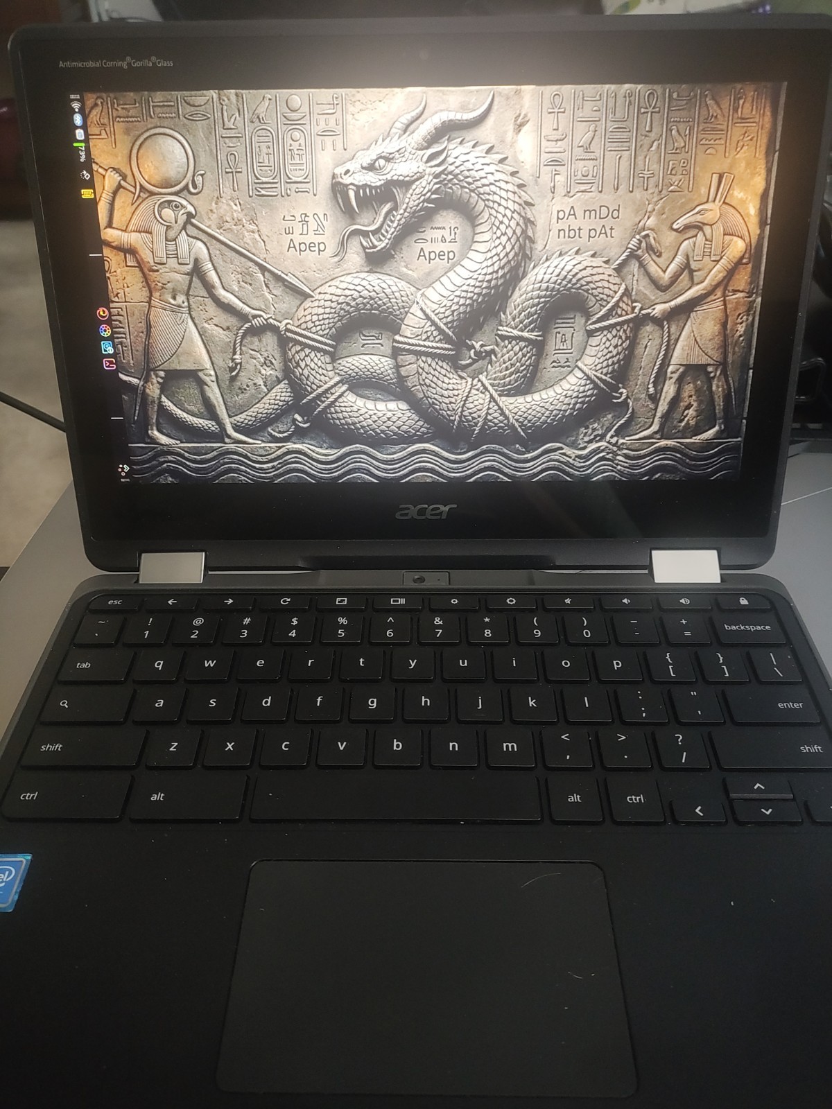 Acer Touch 2-in-1 Laptop — ApophisOS Privacy & Pentest Build (Celeron, 4GB/32GB 