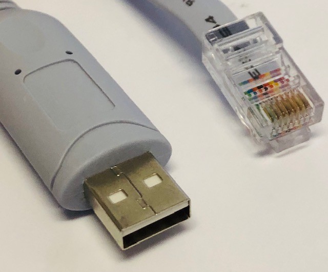 CAB-CONSOLE-USB-RJ45  Console Cable, 10ft     FTDI Cisco  Extra Long