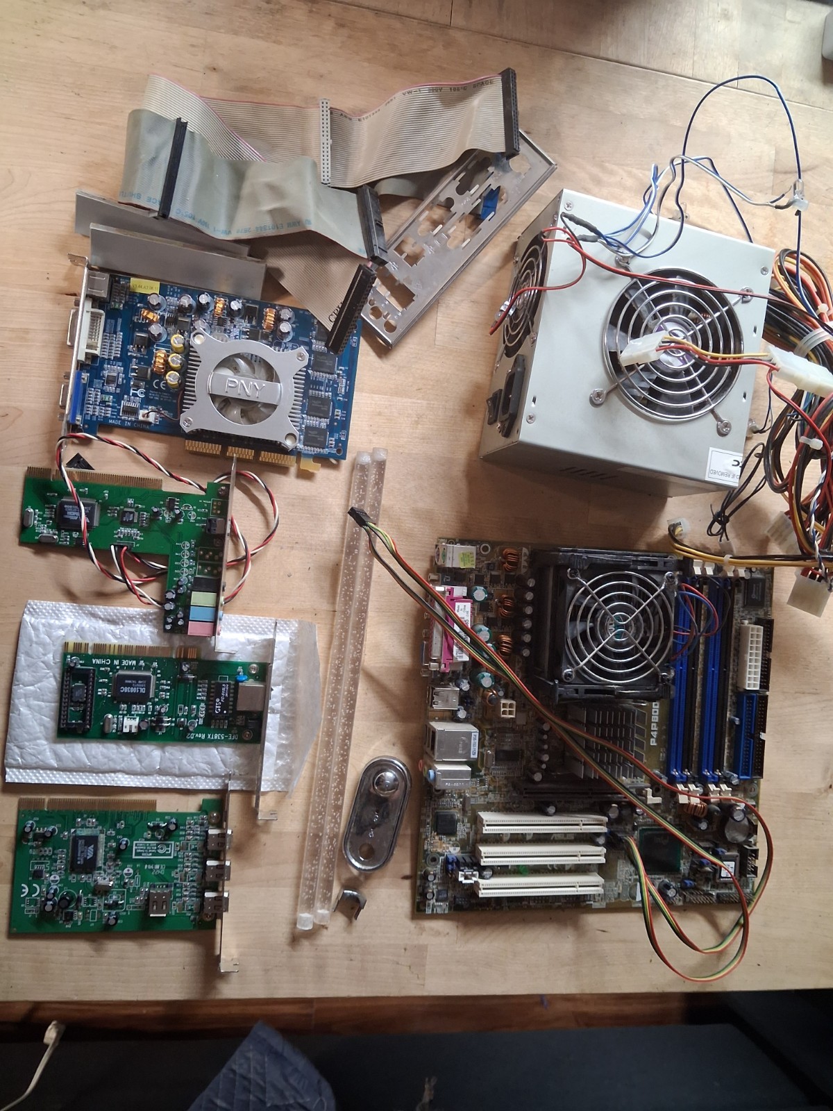 Asus P4P800 Parts Or Rebuilt Set Tested Working