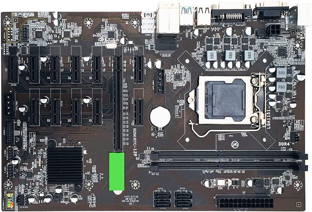 Techinal B250 BTC-12P Intel Intel B250 LGA ATX Desktop Motherboard B