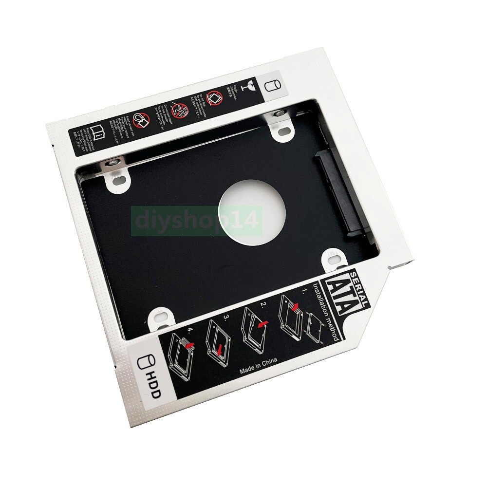 Universal 2nd HD Hard Drive Caddy for HP EliteBook 8460p 8470p 8560p 8570p 8760p